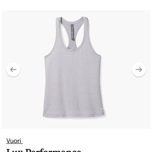 Vuori Women's Light Gray Tank Top
